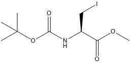 tert-Butyl (R)-1-(methoxycarbonyl)-2-iodoethylcarbamate (Iodo serine)