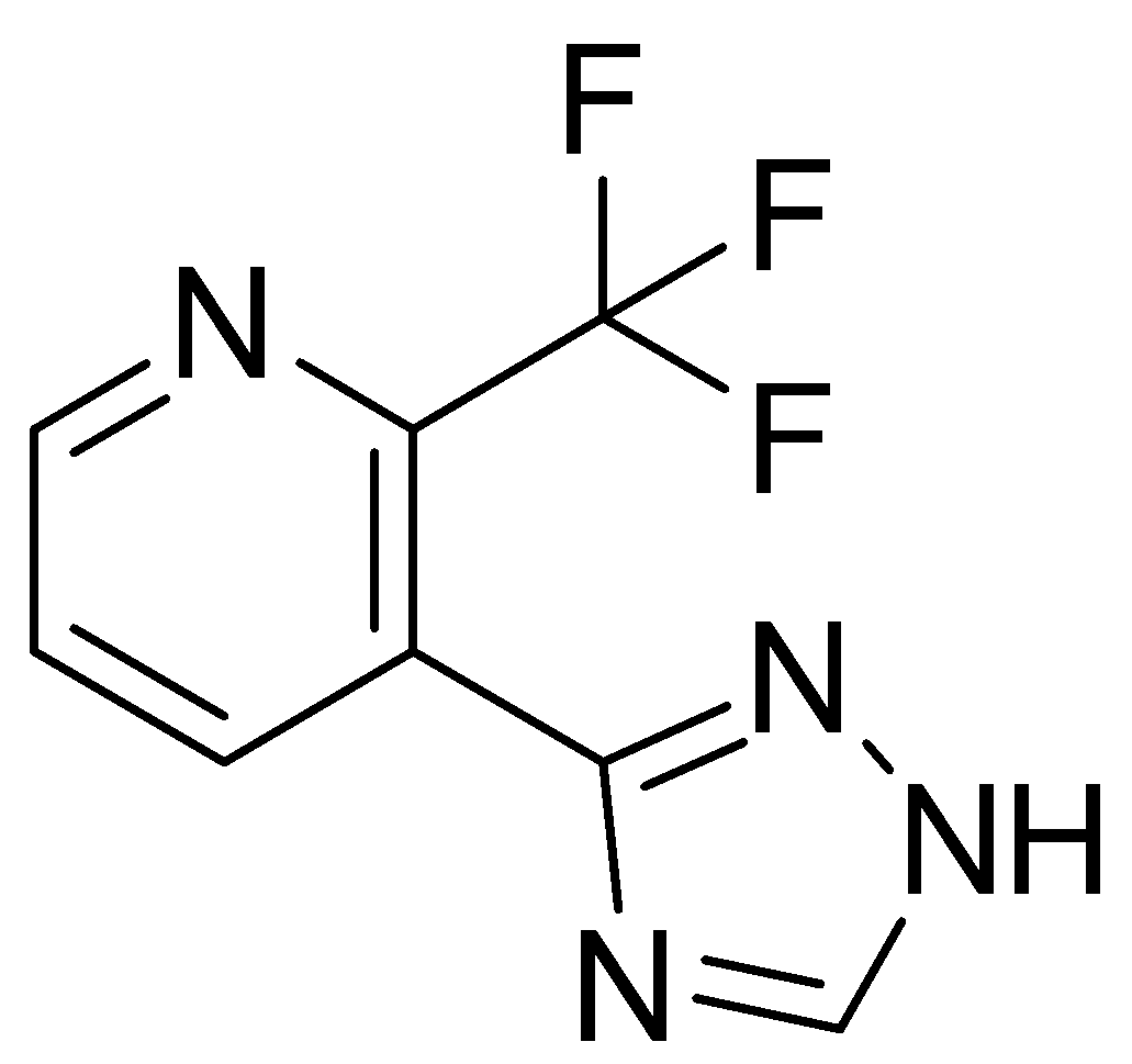 3-(1H-1,2,4-triazol-3-yl)-2-(trifluoromethyl)pyridine