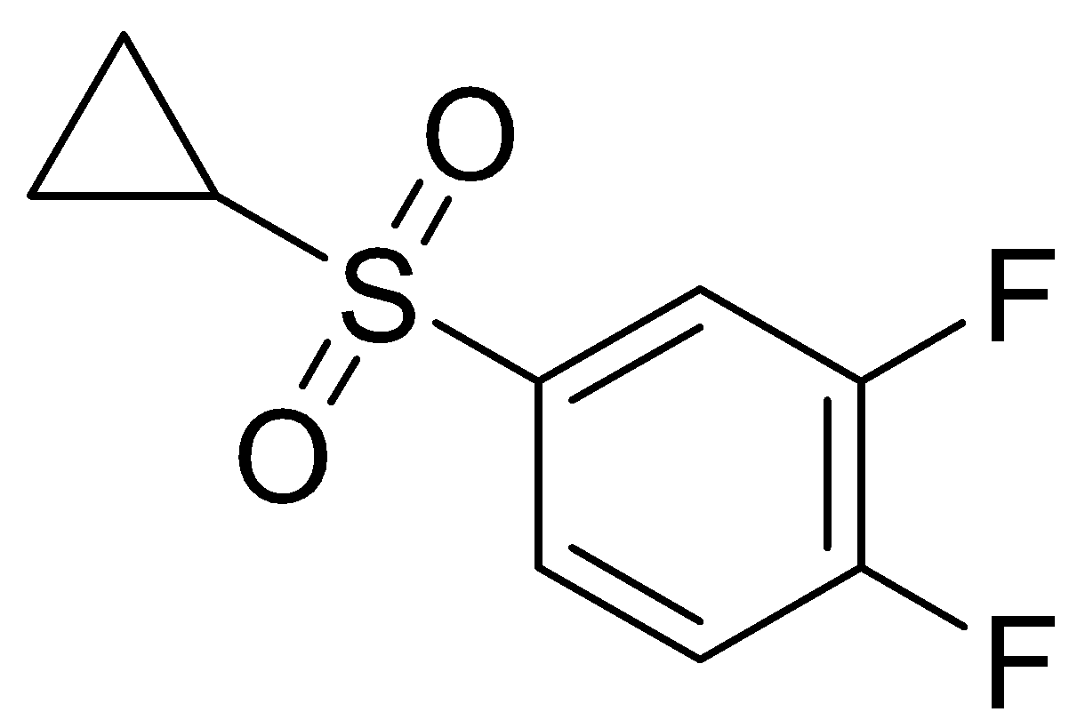 4-(Cyclopropylsulfonyl)-1,2-difluorobenzene