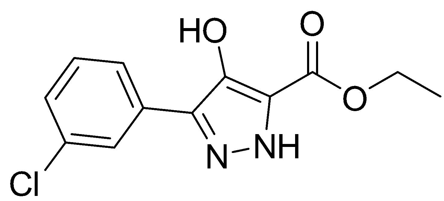 ethyl 3-(3-chlorophenyl)-4-hydroxy-1H-pyrazole-5-carboxylate