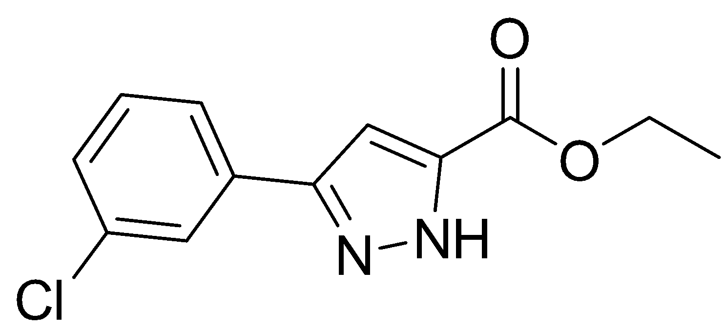 ethyl 3-(3-chlorophenyl)-1H-pyrazole-5-carboxylate