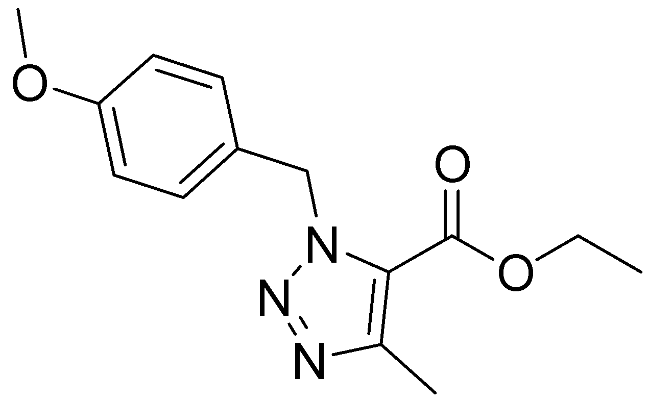 ethyl 1-(4-methoxybenzyl)-4-methyl-1H-1,2,3-triazole-5-carboxylate