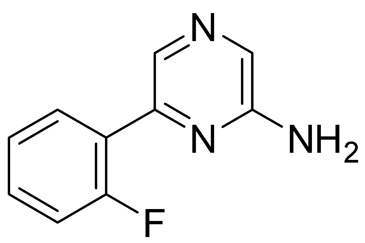 6-(2-fluorophenyl)pyrazin-2-amine