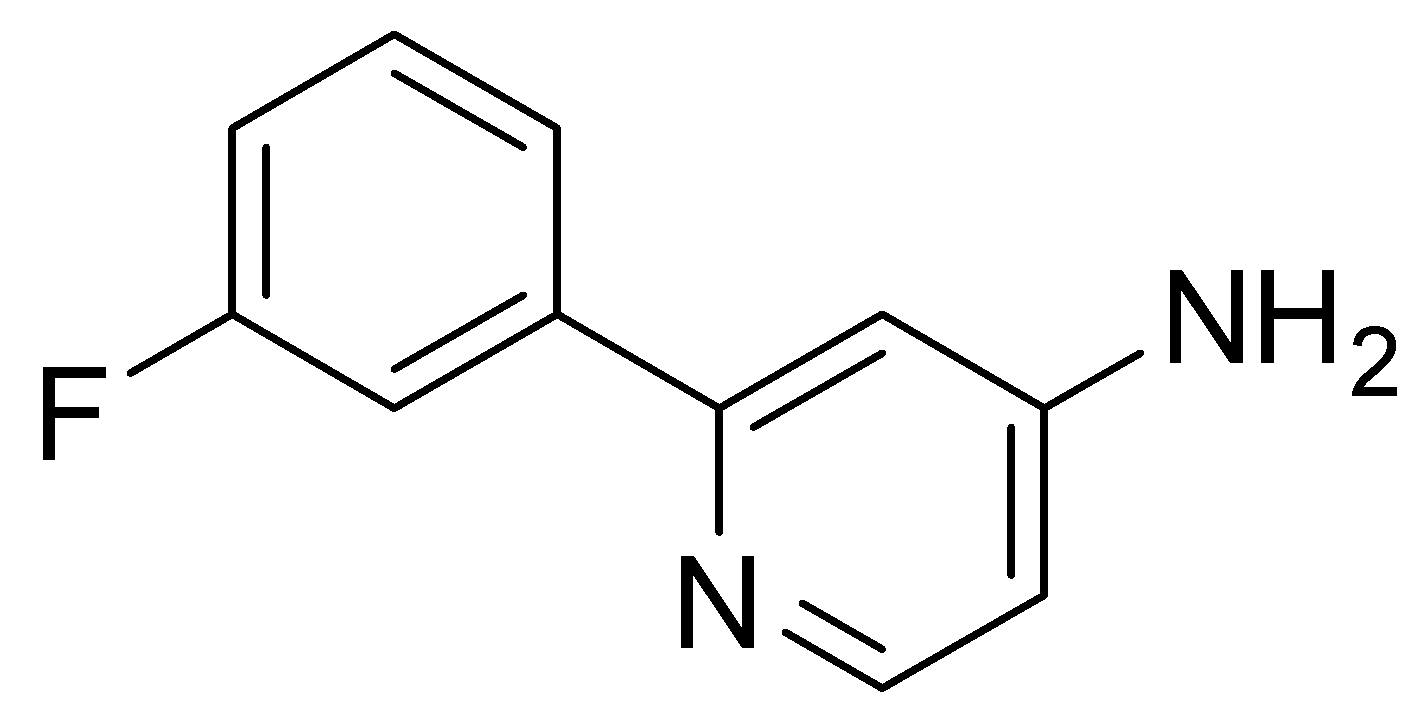 2-(3-fluorophenyl)pyridin-4-amine