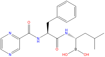 ((1S)-3-Methyl-1-((2S)-3-phenyl-2-(pyrazine-2-carboxamido)propanamido)butyl)boronic acid