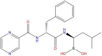 ((1R)-3-Methyl-1-((2R)-3-phenyl-2-(pyrazine-2-carboxamido)propanamido)butyl)boronic acid