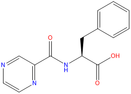 N-(Pyrazine-2-ylcarbonyl)-L-phenylalanine